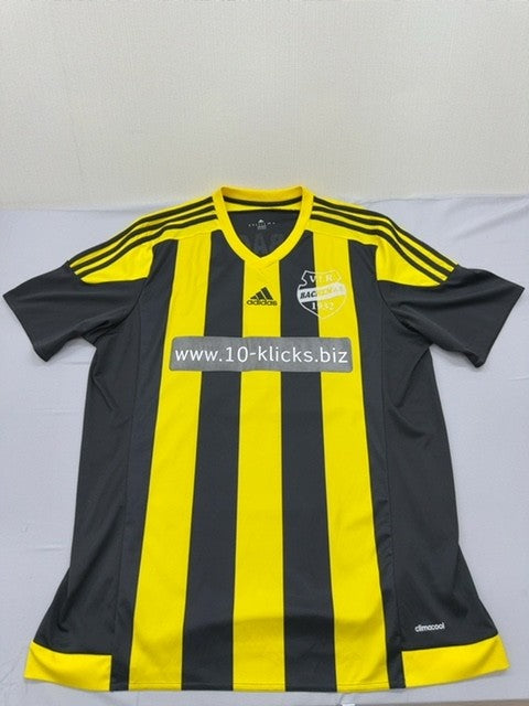 Adidas Men's Black Yellow Striped Soccer Jersey(#16) XL Climacool