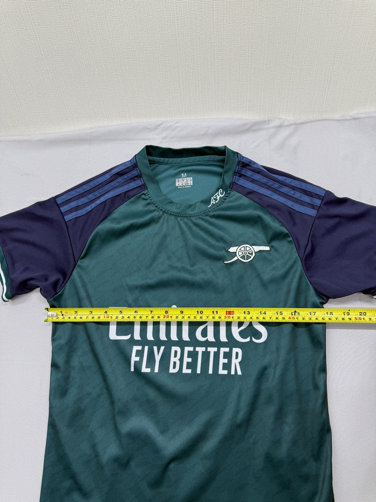 Adidas Arsenal 2024/25 Away Jersey M Teal/Navy Heat.Rdy Slim
