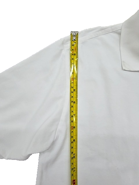 Kappa Men's White Polo Shirt Large 100% Cotton Short Sleeve