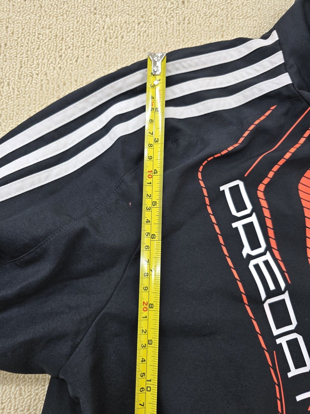 Adidas Predator Track Jacket XL Black/Orange Climalite 3-Stripe