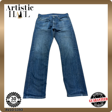 Levi's 505 Men's 36x32 Regular Straight Medium Wash Stretch Jeans