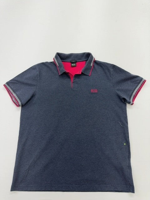 BOSS Men Blue Polo Shirt size XL product image 1