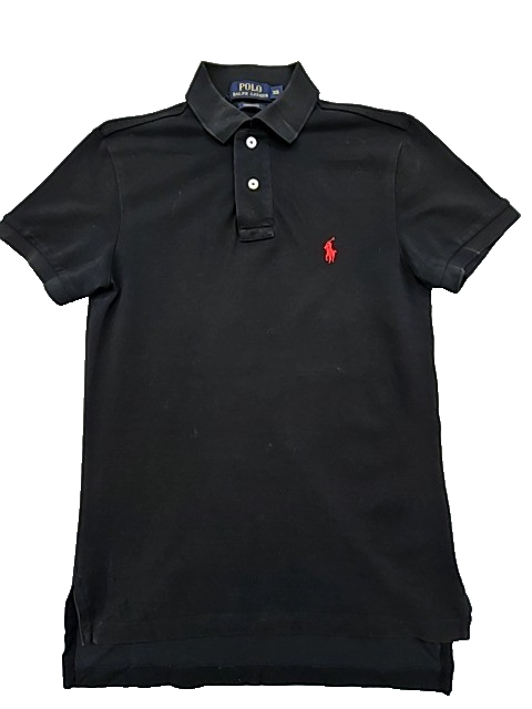 Polo Ralph Lauren Men's Black Polo Shirt XS Slim Fit Pony Logo