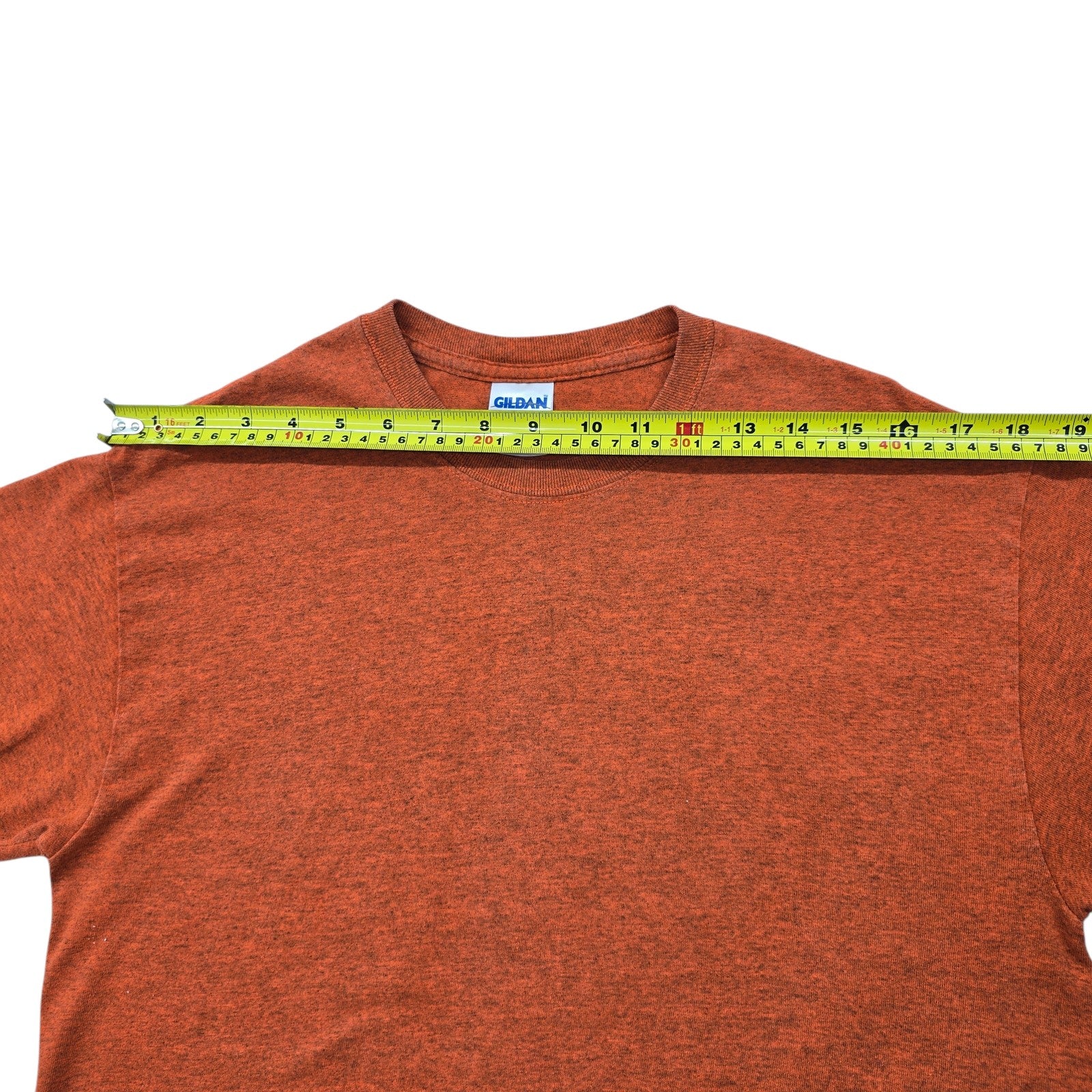 Gildan Men Orange T-Shirt size M product image 4