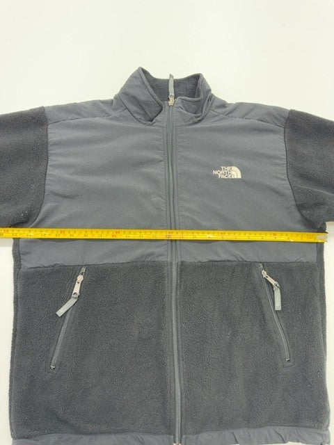 THE NORTH FACE Boys Black/Gray Fleece Full Zip Jacket XL/TG Midweight