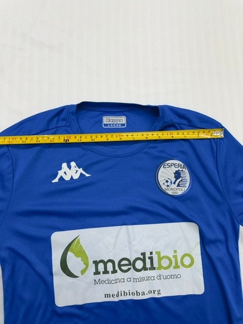 Kappa Men's Blue Breathable Football Jersey Regular Fit
