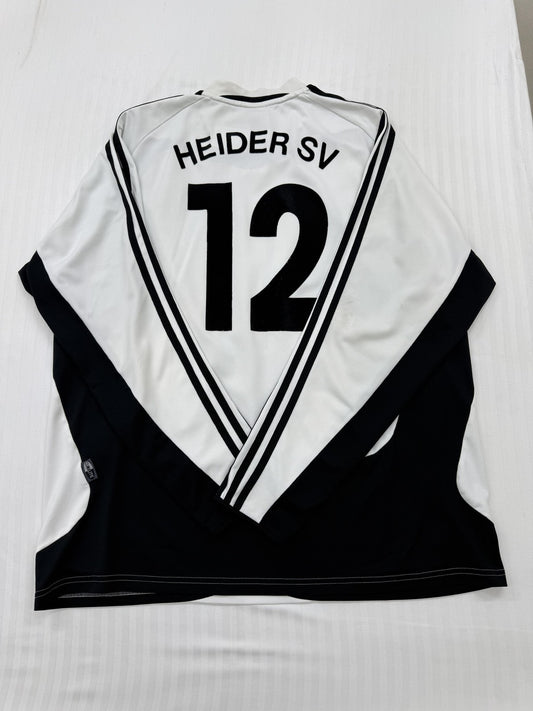 Adidas Unisex White Jersey, Brand Department Type Style, Long Sleeve