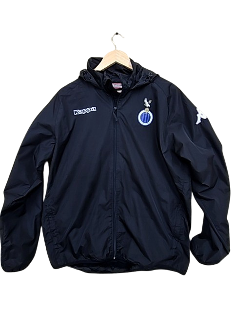 Kappa Inter Milan Hooded Sport Jacket Men's XX Large Black Zip