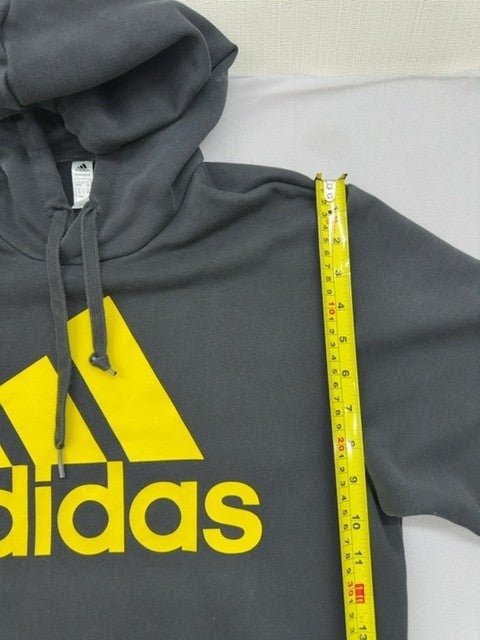 Adidas Men's Grey Primegreen Quarter Zip Golf Hoodie L
