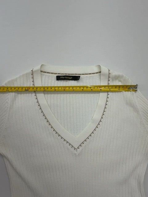 TITTI Women White Sweater size S product image 8