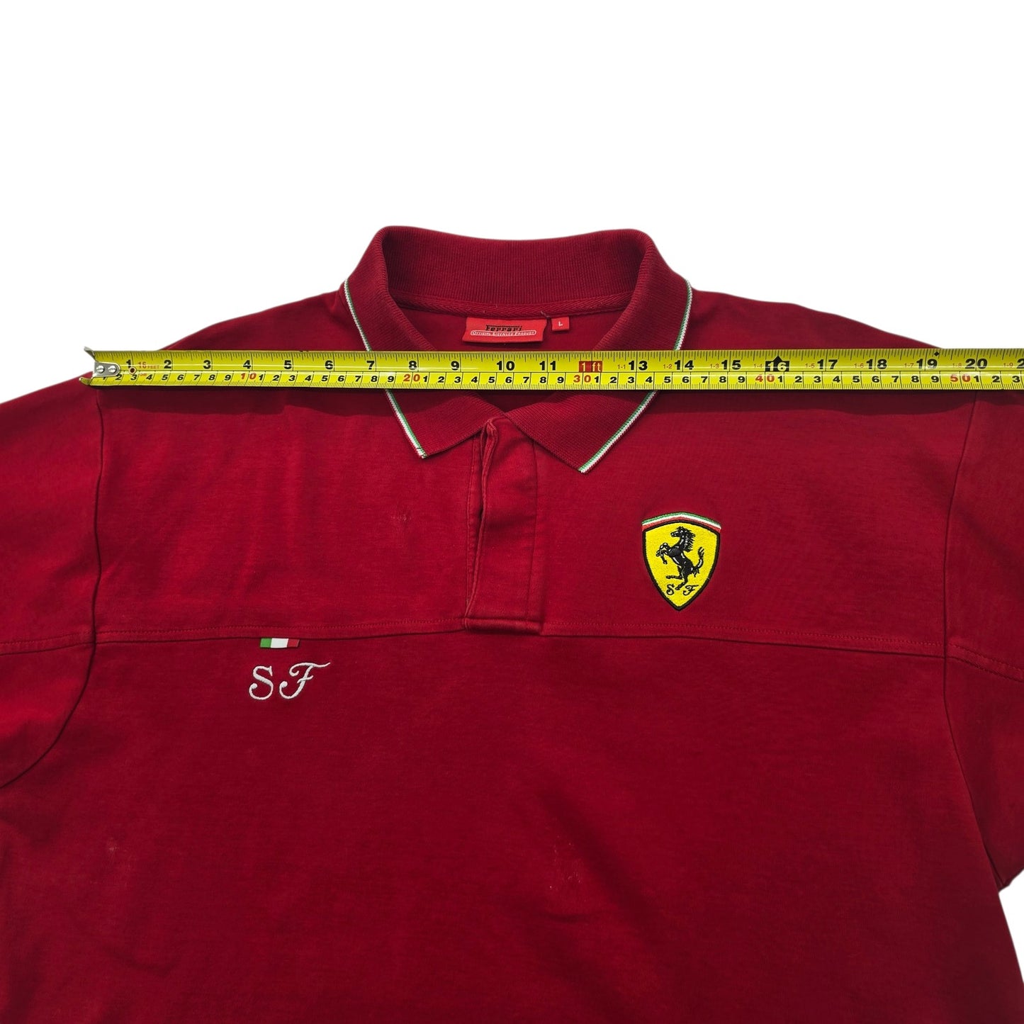 Ferrari Boys Red Polo Shirt size L product image 5