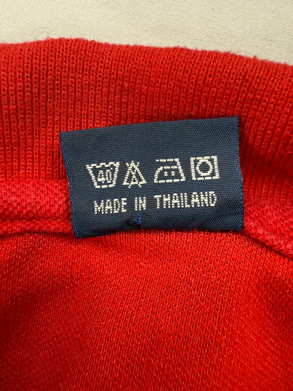 Polo Boys Red Short Sleeve Polo Shirt Size M 100% Cotton