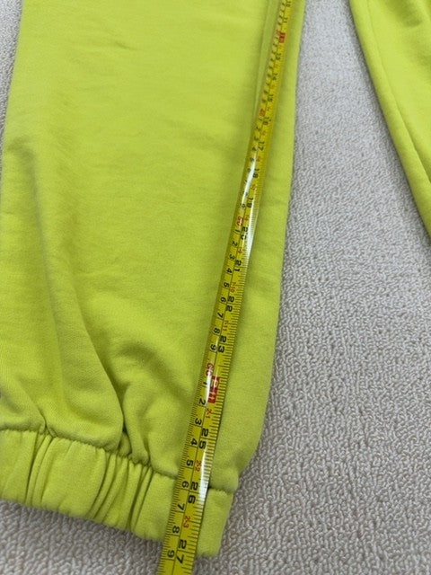 Puma Unisex Green Fleece Jogger Sweatpants Size L Relaxed Fit