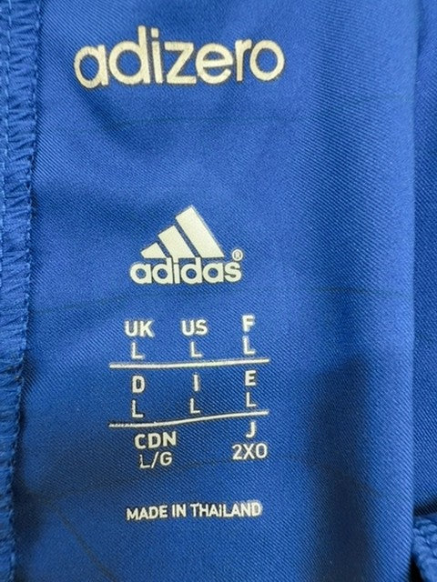 Adidas Men's Blue Adizero Running Shorts Size L Climacool