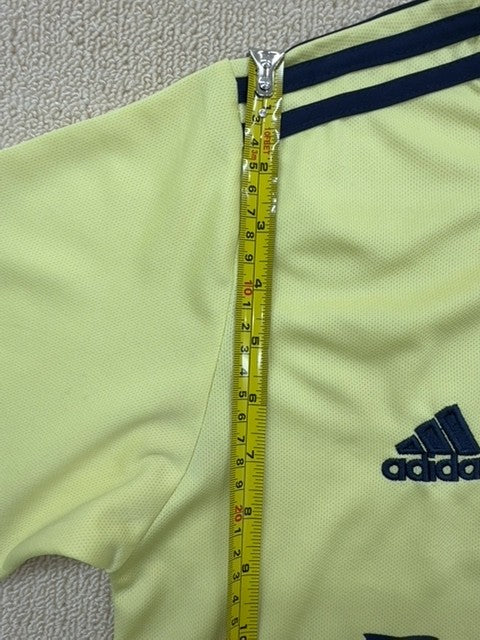 Adidas Arsenal 23/24 Away Jersey XL Yellow Men's Slim AEROREADY HR6927