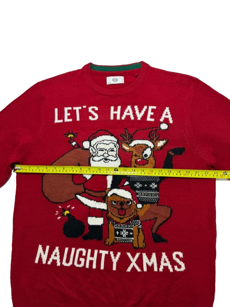 C&A Est 1841 Let'S Have A Naughty Xmas Sweater