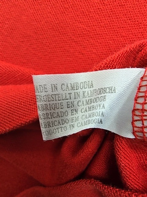 Fruit of the Loom Men Red Polo Shirt size L product image 5
