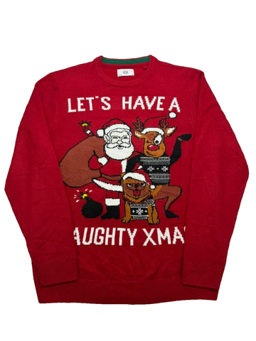 C&A Est 1841 Let'S Have A Naughty Xmas Sweater