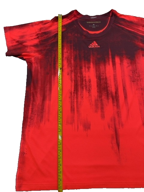 Adidas Men's Red Adizero Running T-Shirt XL Short Sleeve Climalite New