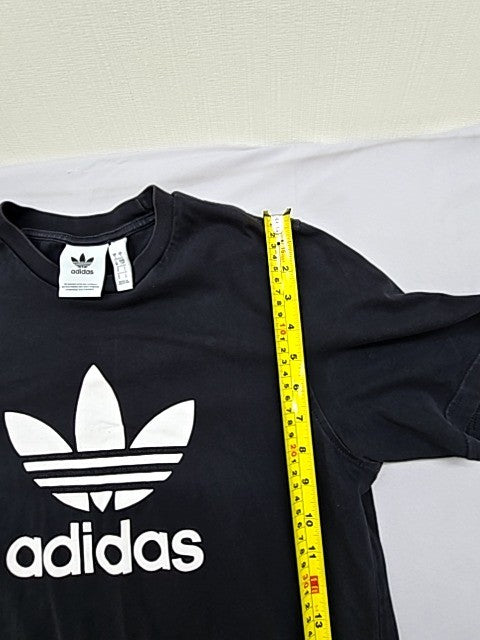 Adidas Men's Black Trefoil Logo T-Shirt Size S Short Sleeve