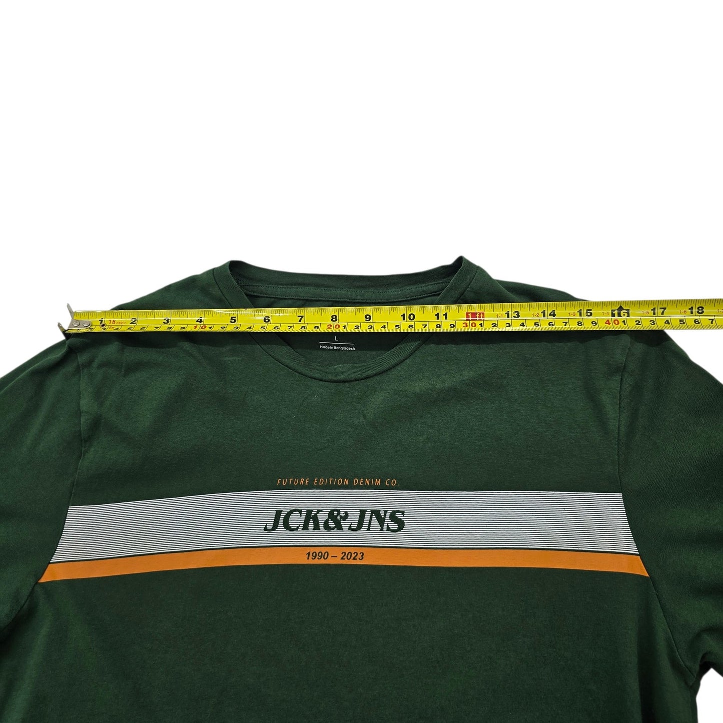 Jack & Jones Men Green T-Shirt size L product image 5
