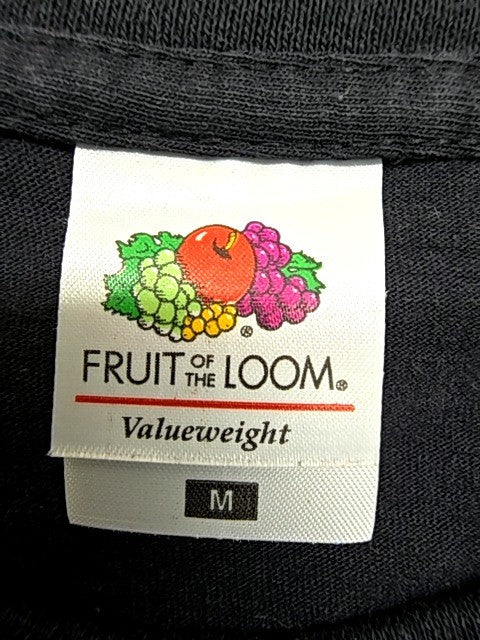 Fruit of the Loom Valueweight Black Festival T-Shirt M 100% Cotton