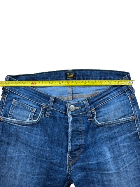 Lee Daren Regular Straight Jeans Men's 31x30 Mid Rise Blue Denim
