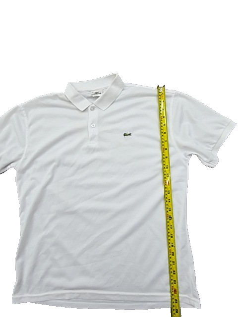Lacoste White Short Sleeve Polo Shirt Men's Size 6 Classic Fit France