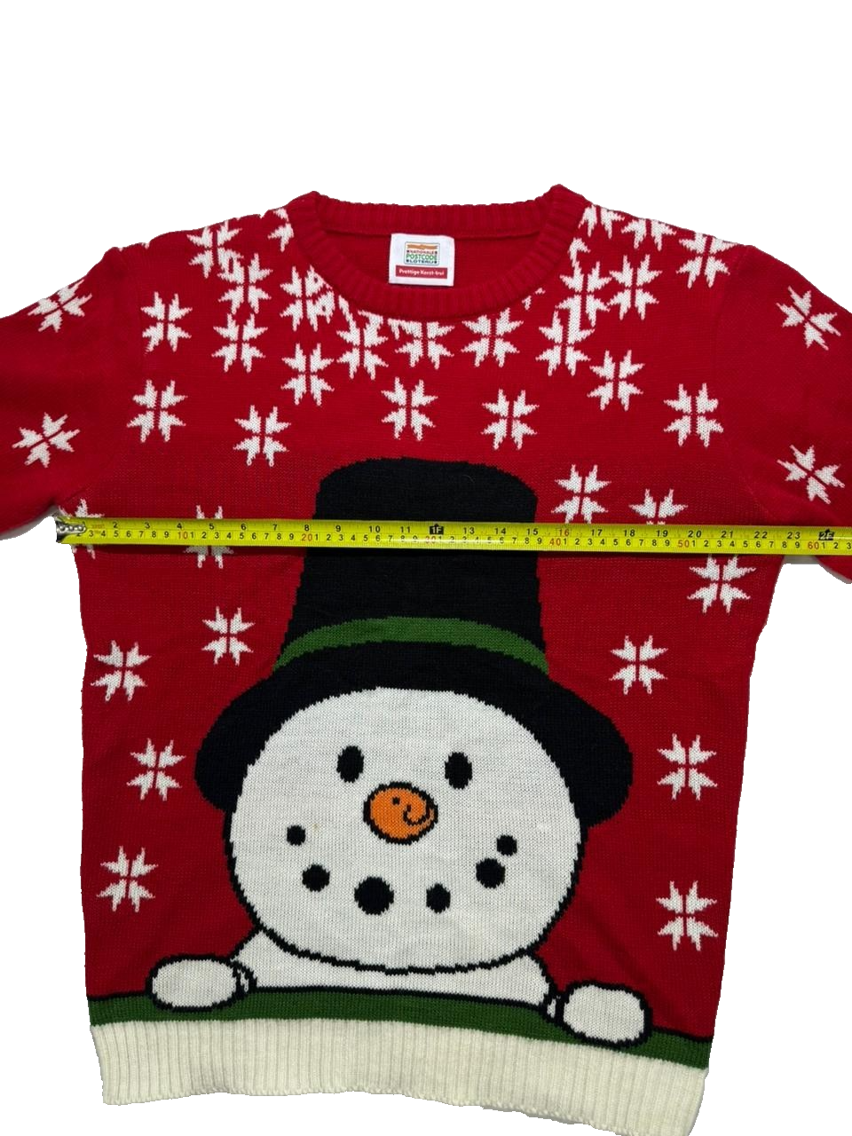 Snow Man Nationale Postcode Loterij Prettige Kerst-Trui
