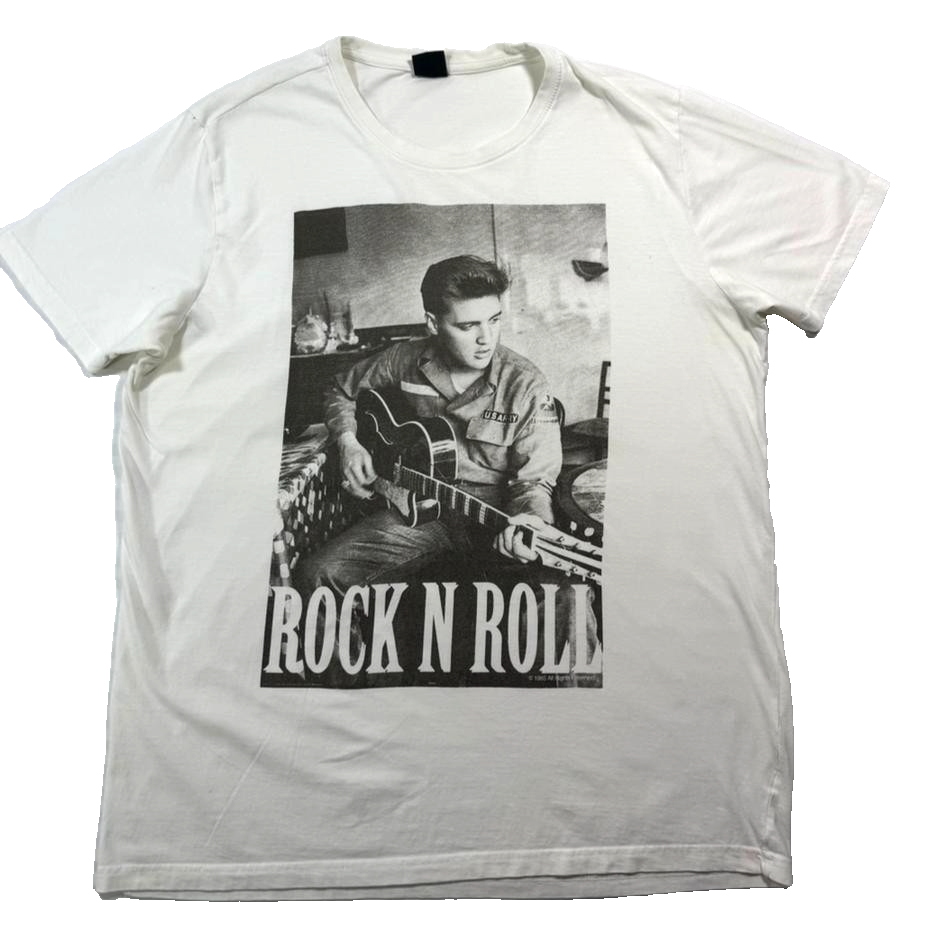 Elvis Presley 1985 Vintage T-Shirt Hollywood Legend - M