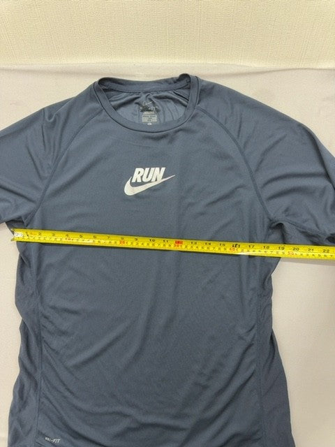 Nike Running Dri-FIT Navy Short Sleeve Men's T-Shirt Regular