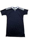 Adidas Women's Black T-Shirt – Size 12, Short Sleeve