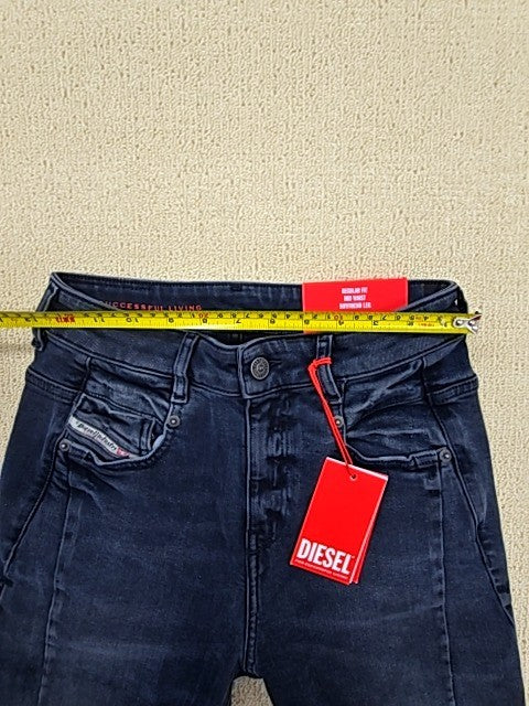 Diesel Women's Boyfriend Jeans W23 L32 Dark Wash Mid Rise