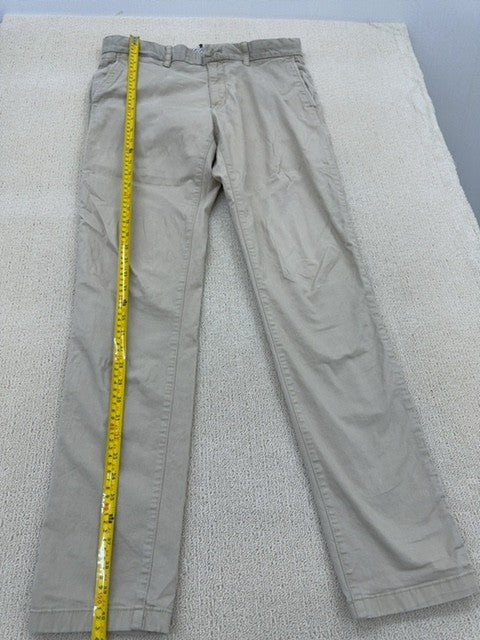 Tommy Hilfiger Men's Khaki Slim Fit Chino Pants Size 33/34