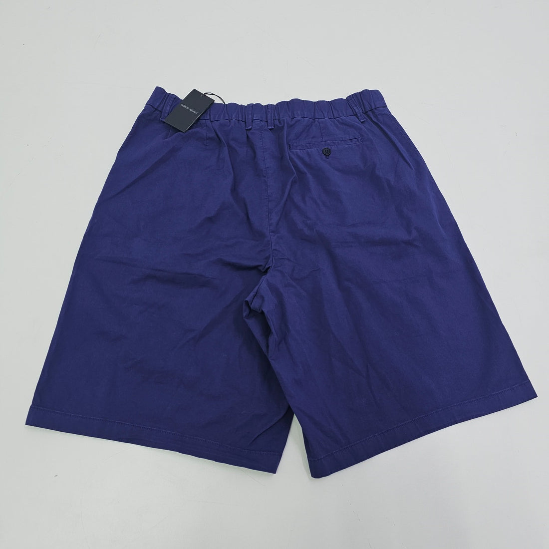 Giorgio Armani Bermuda Pleated Shorts Trunks Purple 50 Bnwt