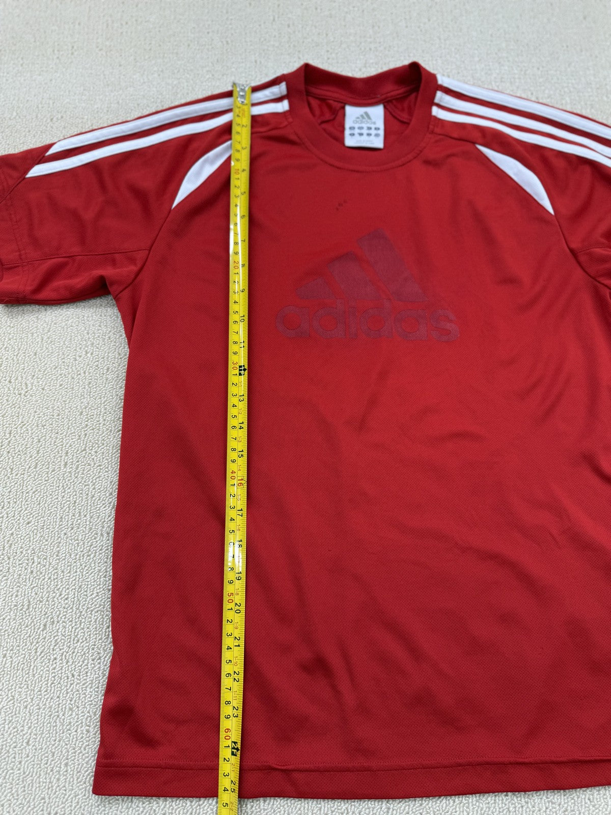 Adidas Men's Red Climalite Moisture Wicking T-Shirt Size S