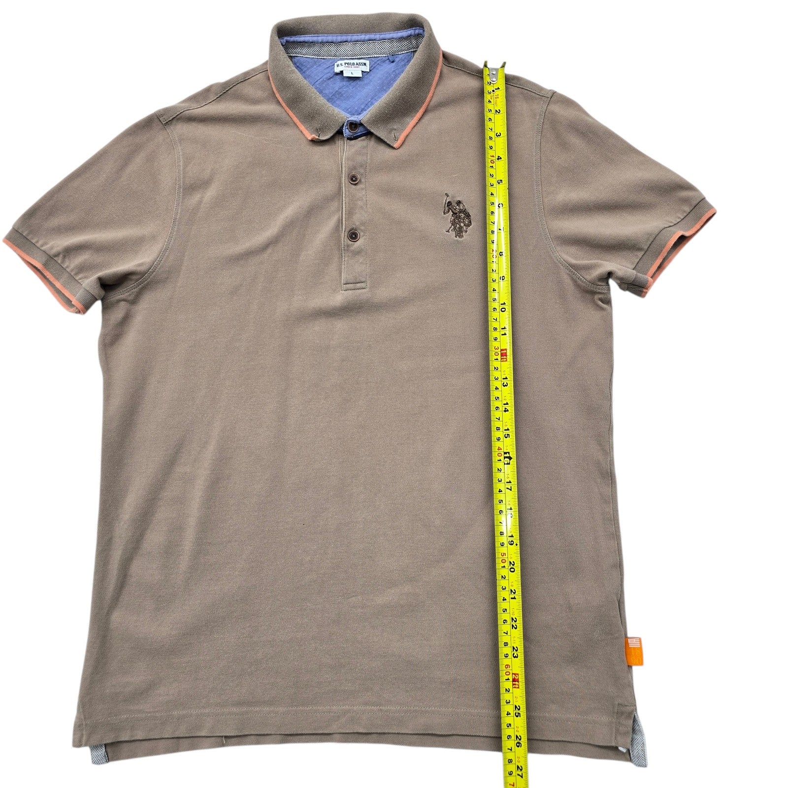 Artistic Haul Men Brown Polo Shirt size L product image 8