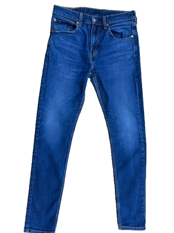 Levi's 511 Slim Fit Men's Blue Medium Wash Jeans Low Rise