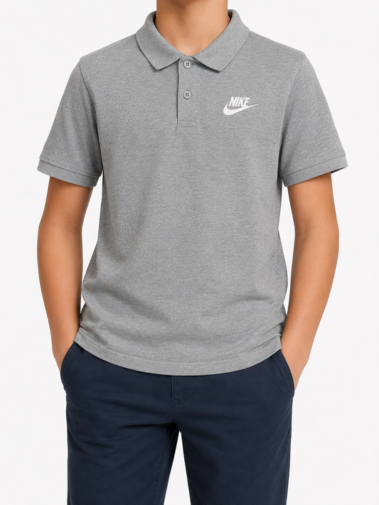 Nike Boys Gray Polo Shirt size S product image 1