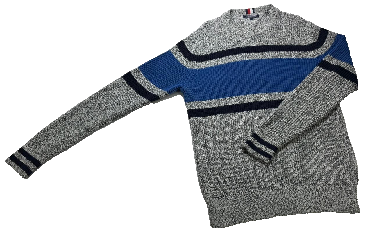 Tommy Hilfiger Men's Long Sleeve Knit Sweater Pullover Crewneck Size L