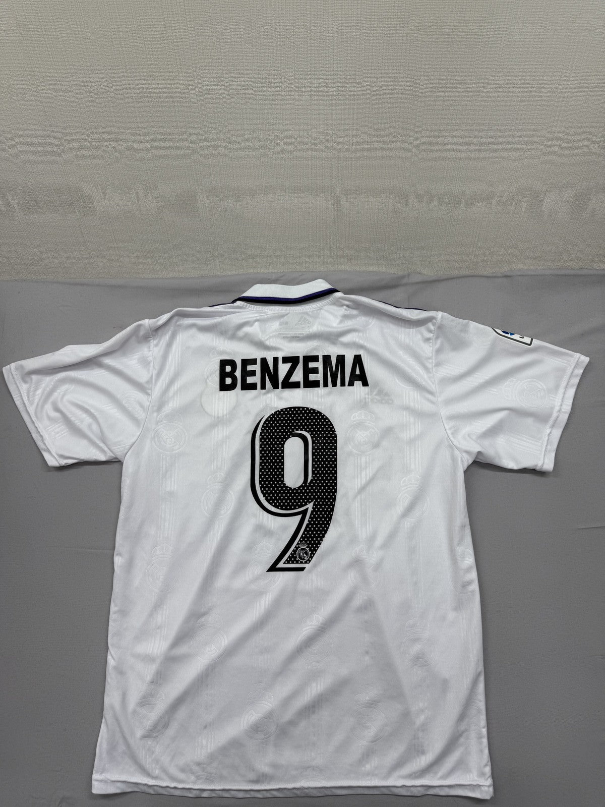 Adidas White Polo Jersey L Short Sleeve Unisex Adult Regular