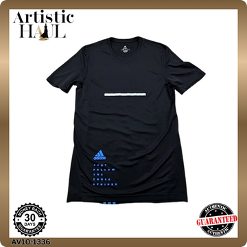 Adidas End Plastic Waste Black Stripe S Sustainable T-Shirt