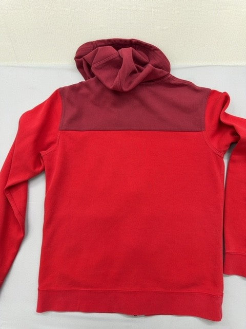 Nike Full Zip Fleece Hoodie Red Size M Unisex Cotton/Poly