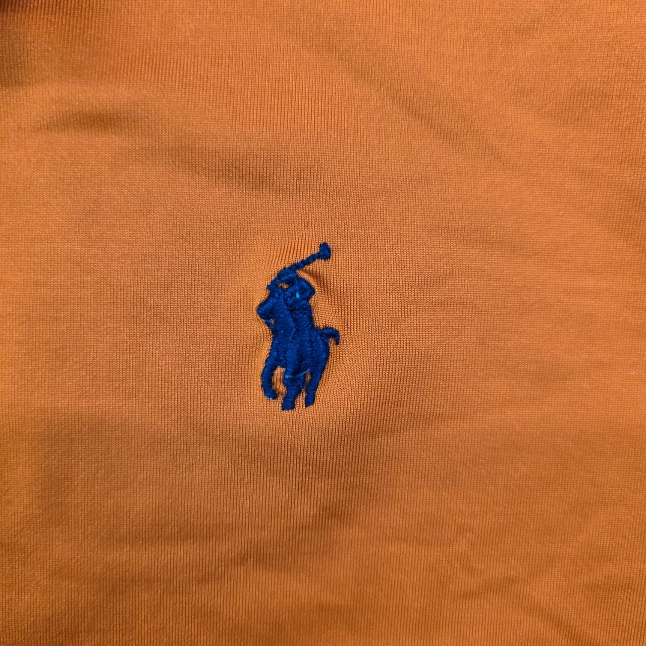 Polo Ralph Lauren Men's Orange Performance Polo Shirt Size L
