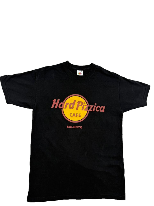 Hard Rock Cafe Men's Black T-Shirt – Size S, Logo, Short Sleeve