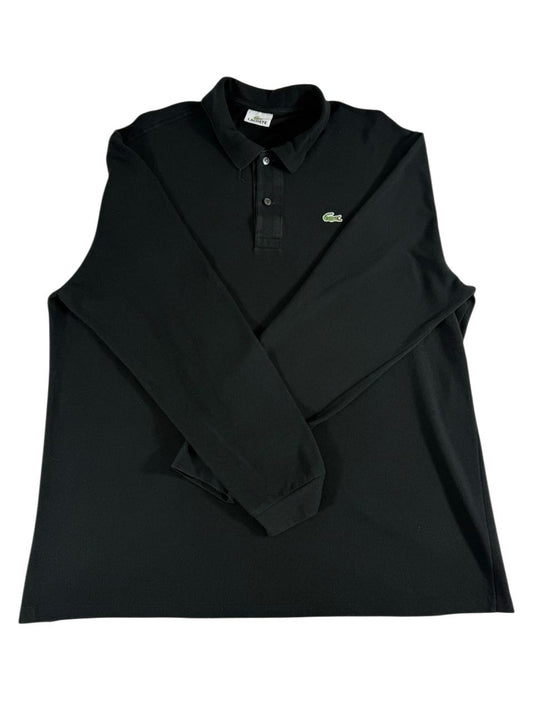 Lacoste Men's Polo Shirt – Size 7, Logo, Long Sleeve