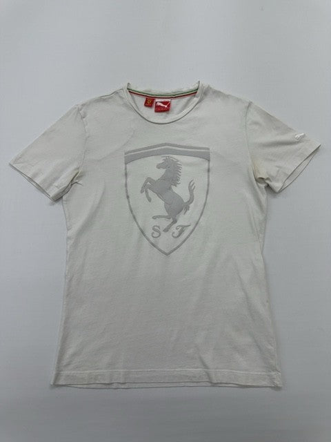 Scuderia Ferrari Men White T-Shirt size S product image 1