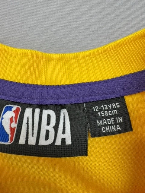NBA Los Angeles Lakers Youth Yellow Tank Top Size 12-13 Youth
