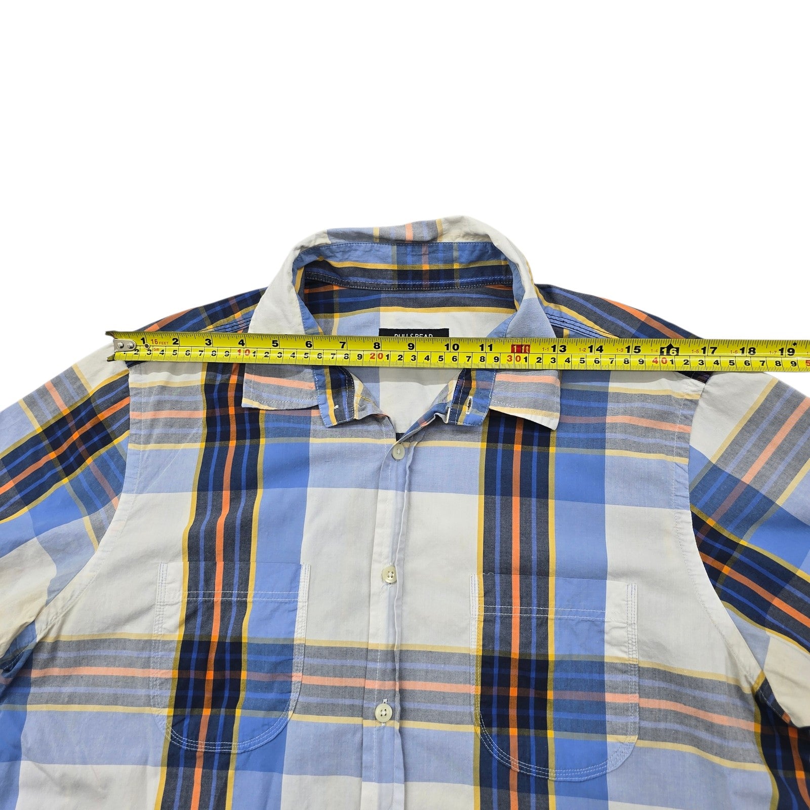 Pull&Bear Men Blue Shirt size XL product image 3