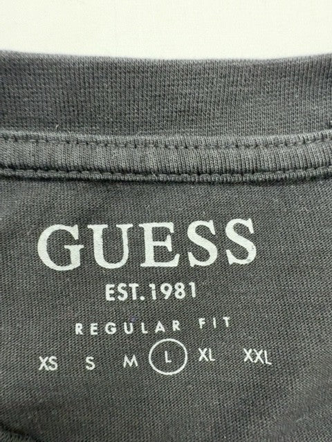 Guess Men Black T-Shirt size L product image 3